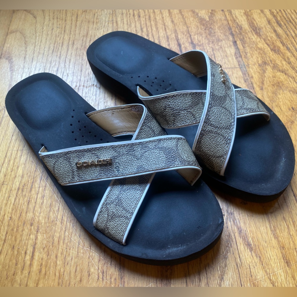 Coach “Janine” sandals size 8